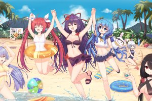 Wallpaper 1890x1063 Px Anime Girls Date A Live Orange Hair Swd3e2 Twins Yamai Kaguya Yamai Yuzuru 1890x1063 Wallbase 1517605 Hd Wallpapers Wallhere