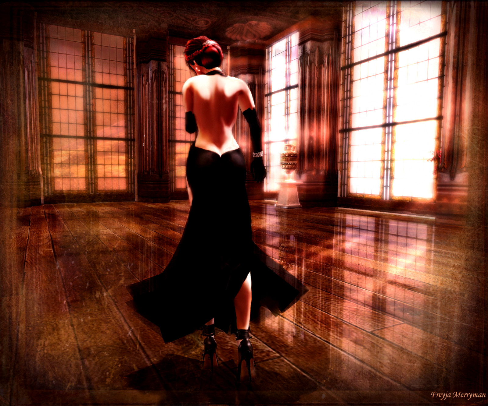 tanec, avatar, tanečník, SL, tango, druhý život, sólo, Freya, Tanguera, Merryman