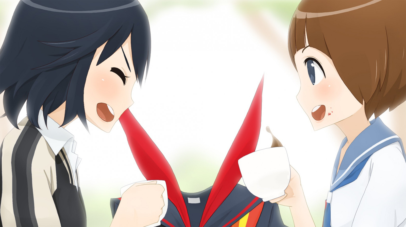 ilustrace, anime, umělecká díla, Kill la Kill, Matoi Ryuuko, Mako Mankanshoku, mangaka