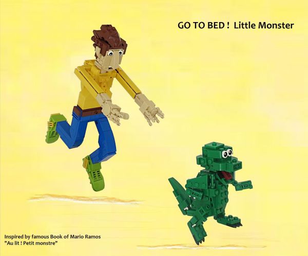 LEGO,illustration,humor,cartoon,Toy,monster