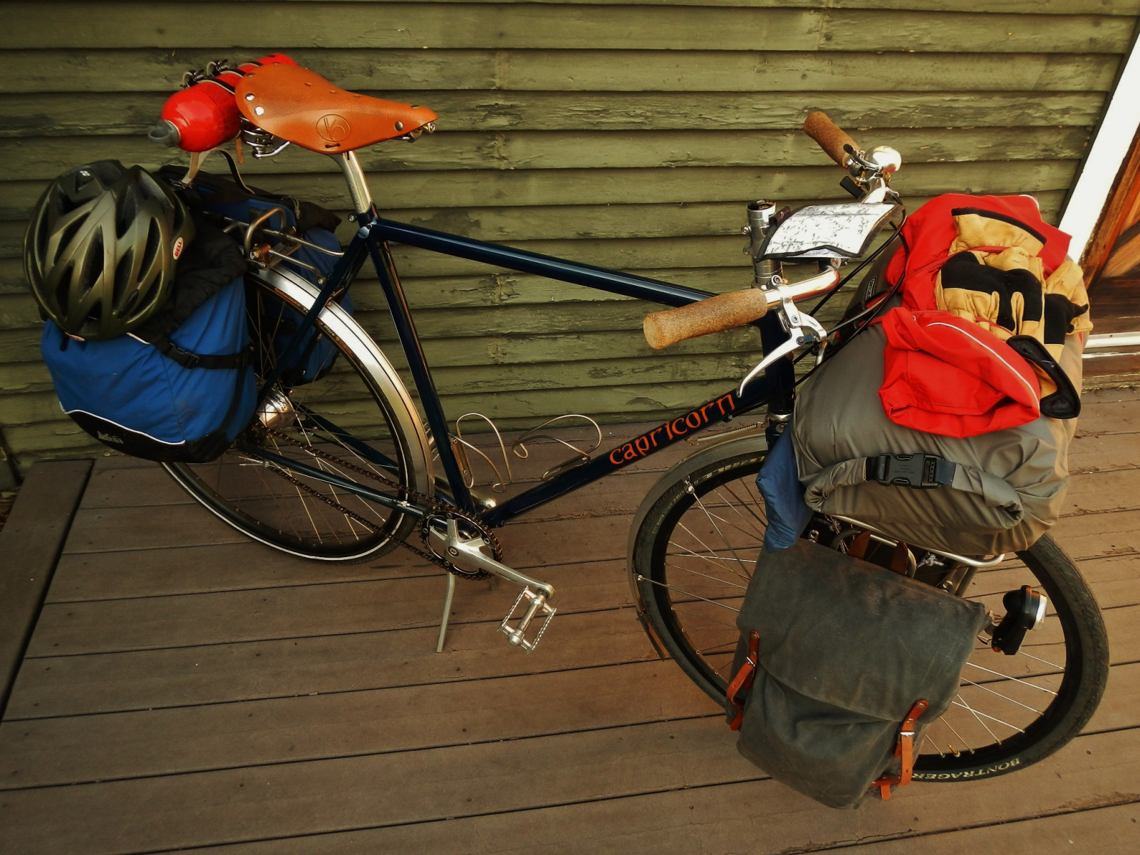 kempování, kolo, jízdní kolo, prohlídka, ruční, ocel, lukostřelec, Zvyk, touring, Panniers, Robustní