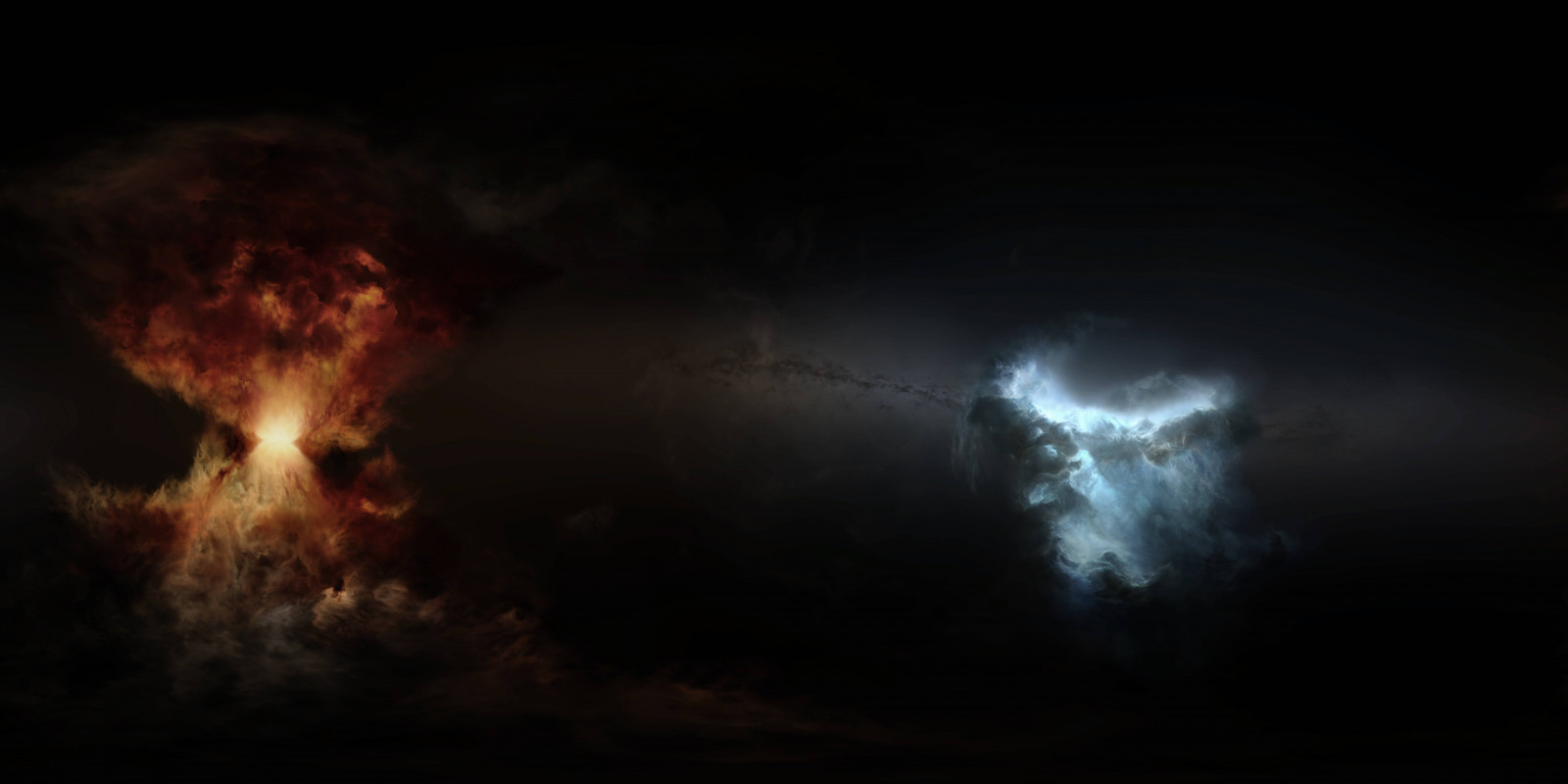 videohry, noc, prostor, atmosféra, exploze, hrom, EVE Online, mrak, tma, Snímek obrazovky, vesmír, geologický fenomén