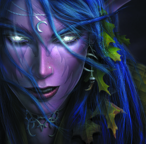 Night Elves, Warcraft III, Warcraft III Reign of Chaos, Frozen Throne, video games, Video Game Art