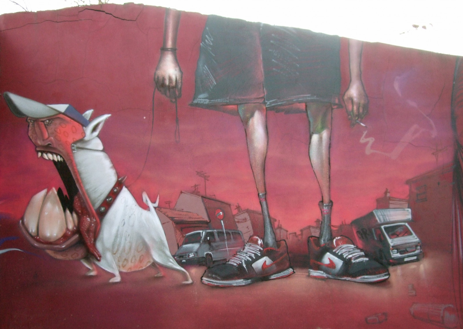 malování, portrét, zahrada, ulice, Příroda, 3D, městský, budova, Červené, stěna, umělecká díla, maska, kouř, zelená, kreslená pohádka, Pes, Šedá, realistický, tenisky, zuby, grafiti, britský, raketa, zlo, ghetto, umět, kůže, Spojené království, Yorkshire, nástěnná malba, Montana, beton, maso, sprej, Býk, plátno, Mládí, Fotorealismus, jáma, UMĚNÍ, zvíře, chladný, divoký, fotografie, charakter, barva, legrační, malovat, umělec, design, styl, netvor, organický, obrázek, krásném, Graff, grafický, škaredý, Sheffield, opuštěný, aerosol, tagging, bio, fi, moderní umění, automobilového designu, stálý život, akrylová barva, stafordšírský, realismus, rocket01, teriér, trenéři, přizpůsobili, sci, komise, tryska, Charactatuer