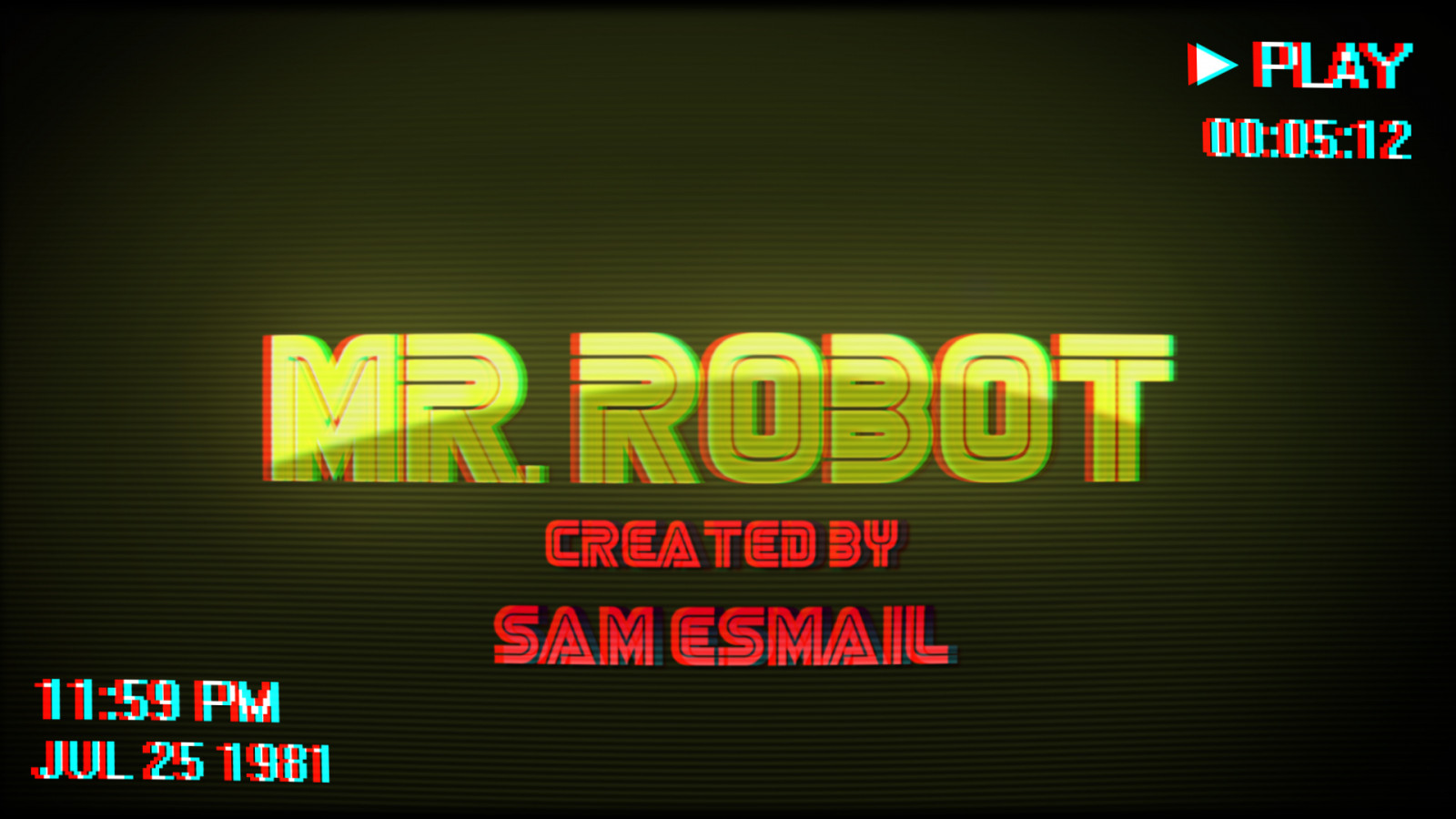 Wallpaper Mr Robot, sam esmail, tv series, letter 1920x1080 brsvtzk