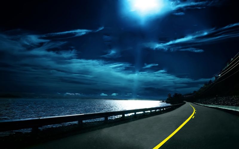 slnečnému žiareniu, krajina, noc, neba, mesačný svit, horizont slnečnému žiareniu, krajina, noc, neba, mesačný svit, horizont