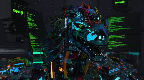 chiptos,Mecha Godzilla,Godzilla,hacking,technology,robot