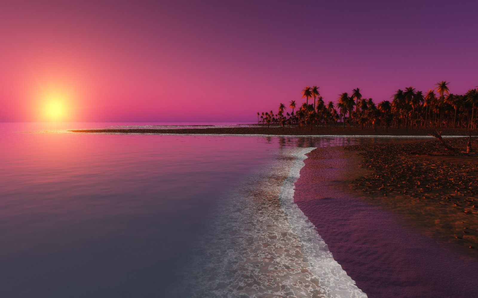 luz de sol, puesta de sol, mar, bahía, naturaleza, apuntalar, reflexión, playa, amanecer, noche, Mañana, costa, palmeras, horizonte, isla, oscuridad, amanecer, Oceano, Fenómeno atmosférico, resplandor crepuscular