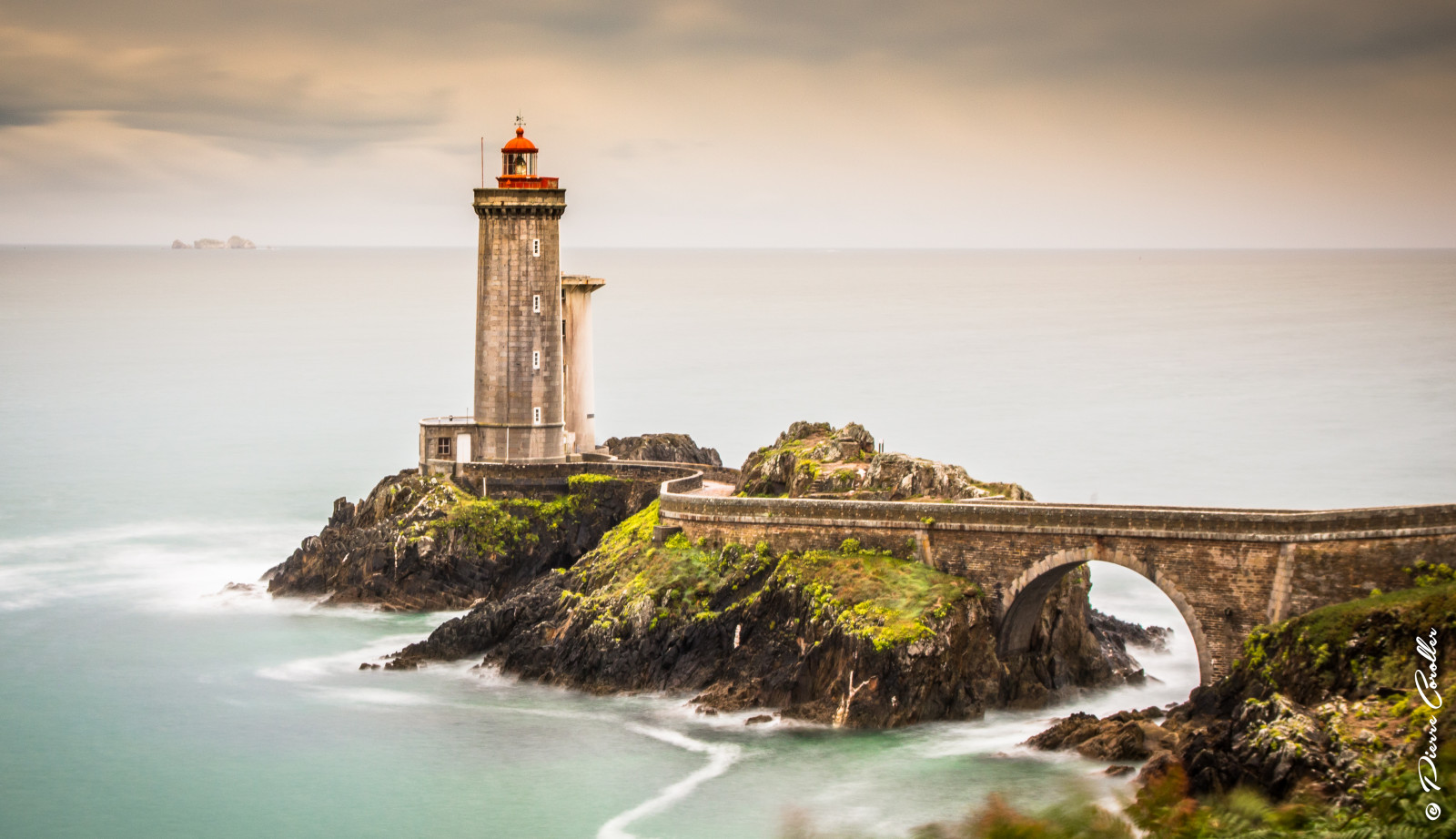 Wallpaper Sea Water Sky Clouds Tower Coast Bridge Lighthouse wallpaper-sea-water-sky-clouds-tower-coast-bridge-lighthouse