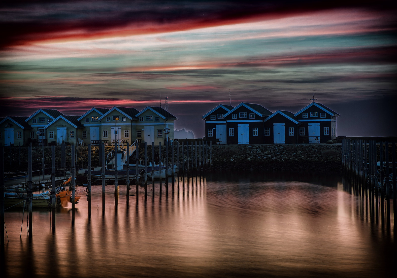 พระอาทิตย์ตก, cityscape, กลางคืน, น้ำ, การสะท้อน, พระอาทิตย์ขึ้น, เส้นขอบฟ้า, ตอนเย็น, เช้า, Canon, พลบค่ำ, เบา, รุ่งอรุณ, Danmark, ความมืด, canon5dmarkll, แวนด้า, nordjylland, elementsorganizer11, canon2470f28l, lukketid