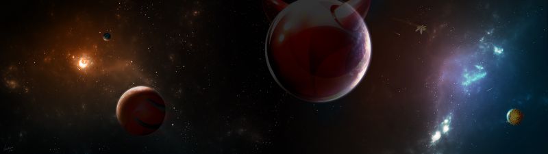 không gian, Linux, không khí, nghệ thuật số, Hành tinh, Nghệ thuật không gian không gian, Linux, không khí, nghệ thuật số, Hành tinh, Nghệ thuật không gian
