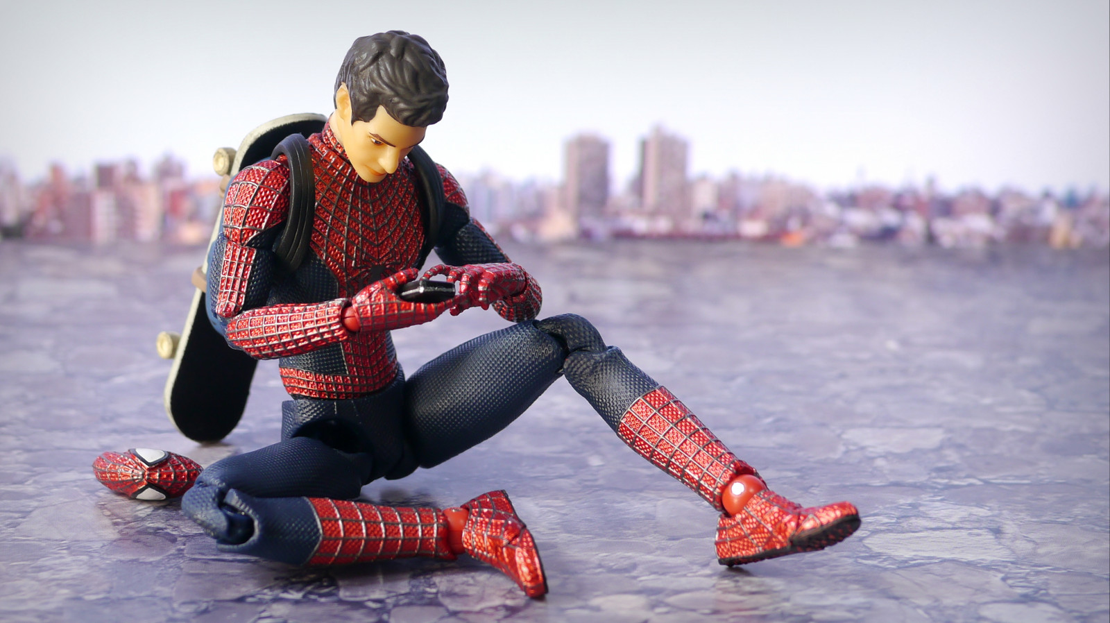 Červené, dívka, zábava, střevíc