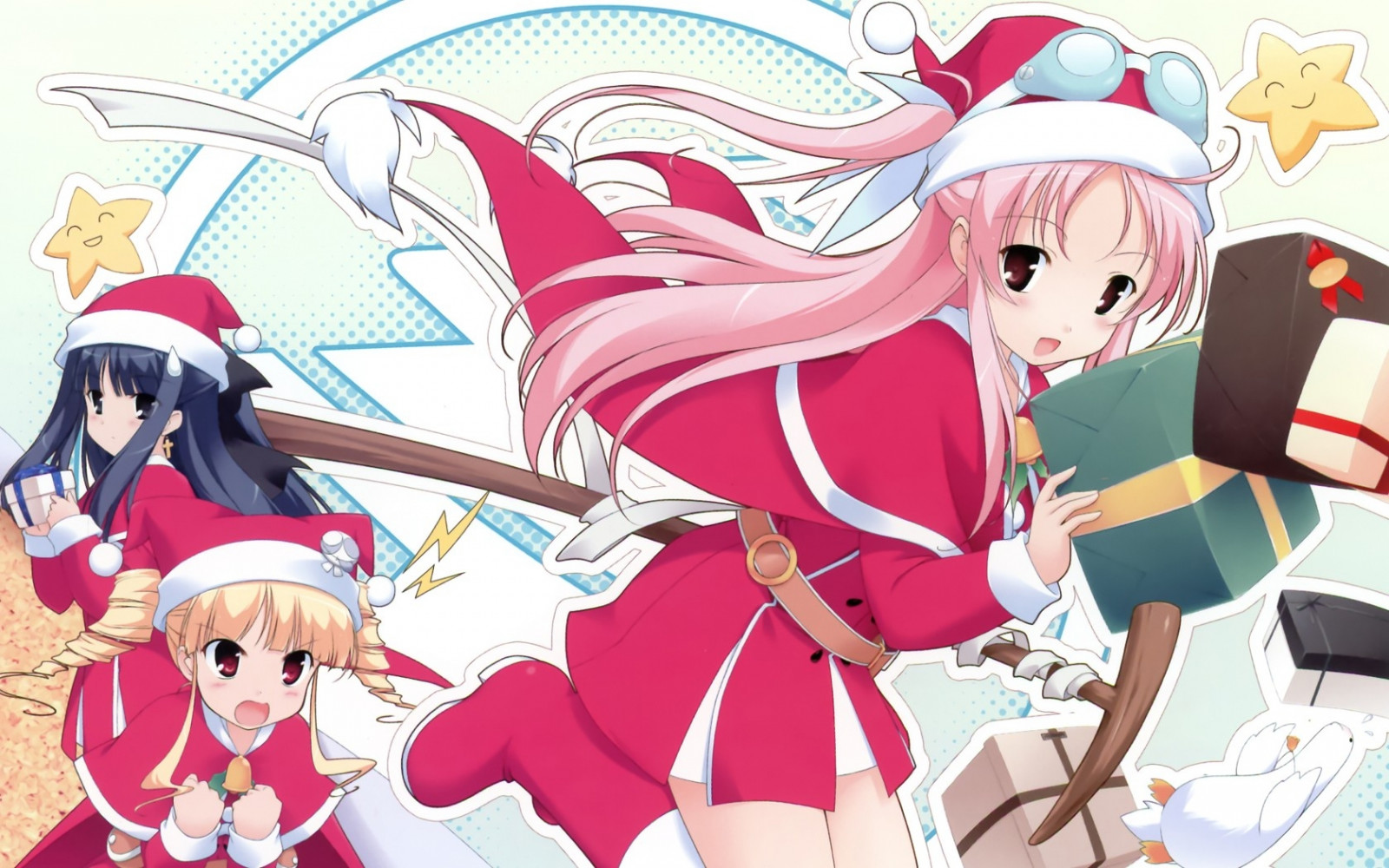 ilustrace, anime, umělecká díla, hněv, kreslená pohádka, Radost, Běh, dívky, dárkové předměty, mangaka