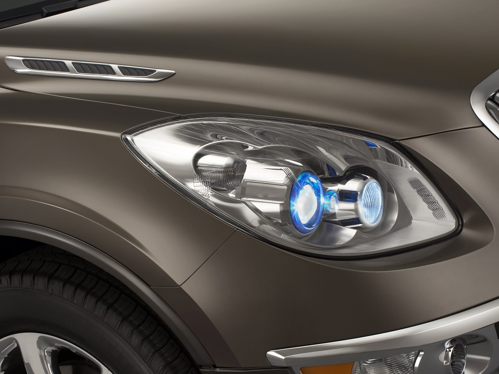 bil, køretøj, Buick, 2013, Hyundai, Hyundai Santa Fe, netcarshow, netcar, bil billeder, bil foto, Enclave CXL, hjul, jord køretøj, bildesign, automotive exterior, bil make, crossover sUV, bybil, sport utility køretøj, midten størrelse bil