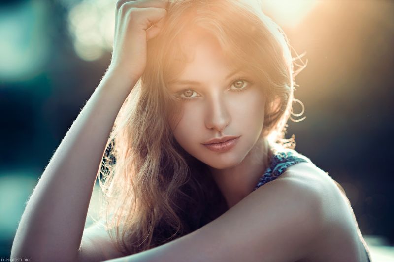 tvář, ženy, model, portrét, blondýnka, dlouhé vlasy tvář, ženy, model, portrét, blondýnka, dlouhé vlasy