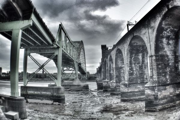 bridge,river,HDR,mersey,iPhone,runcorn