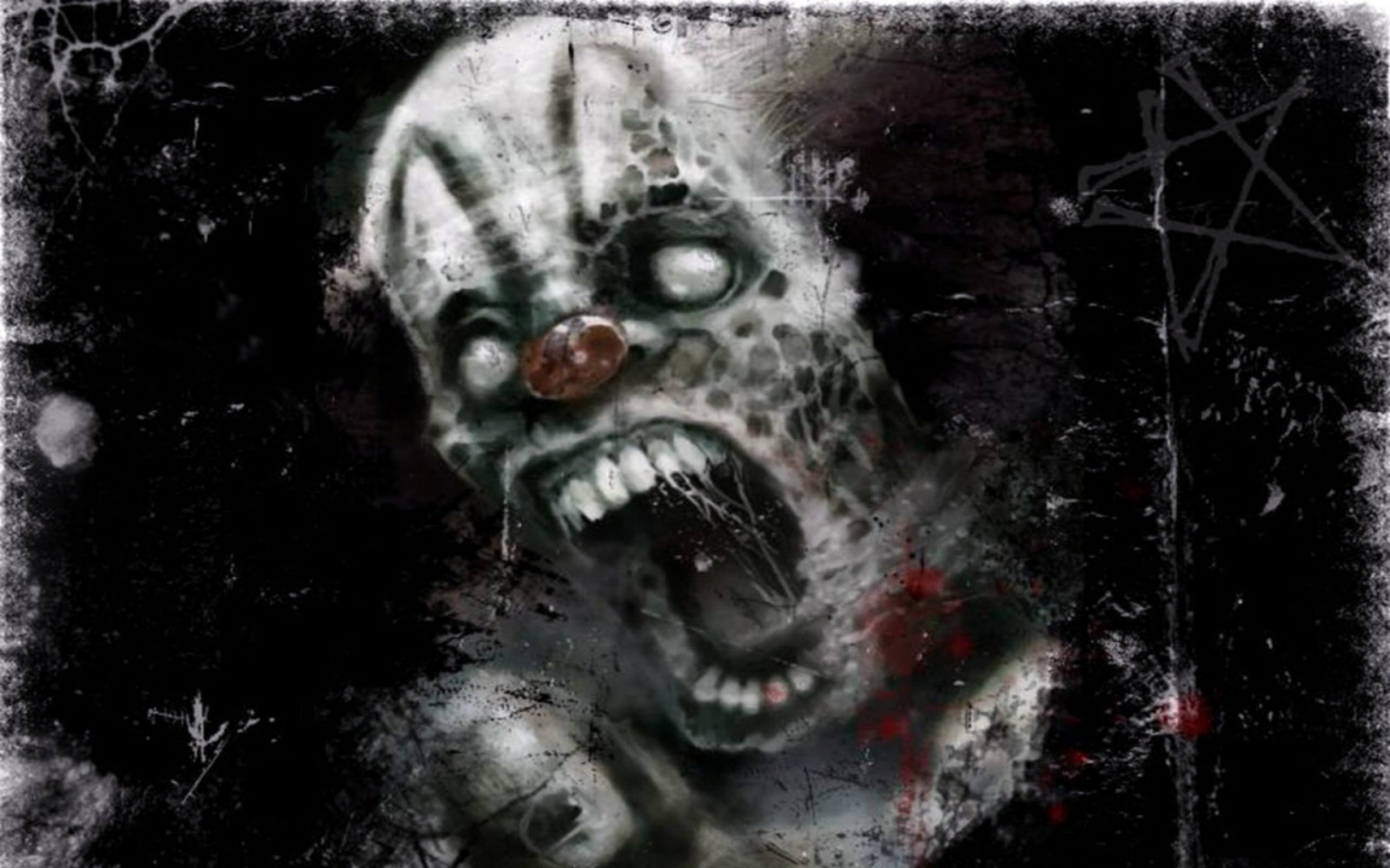 Image result for black alien clown