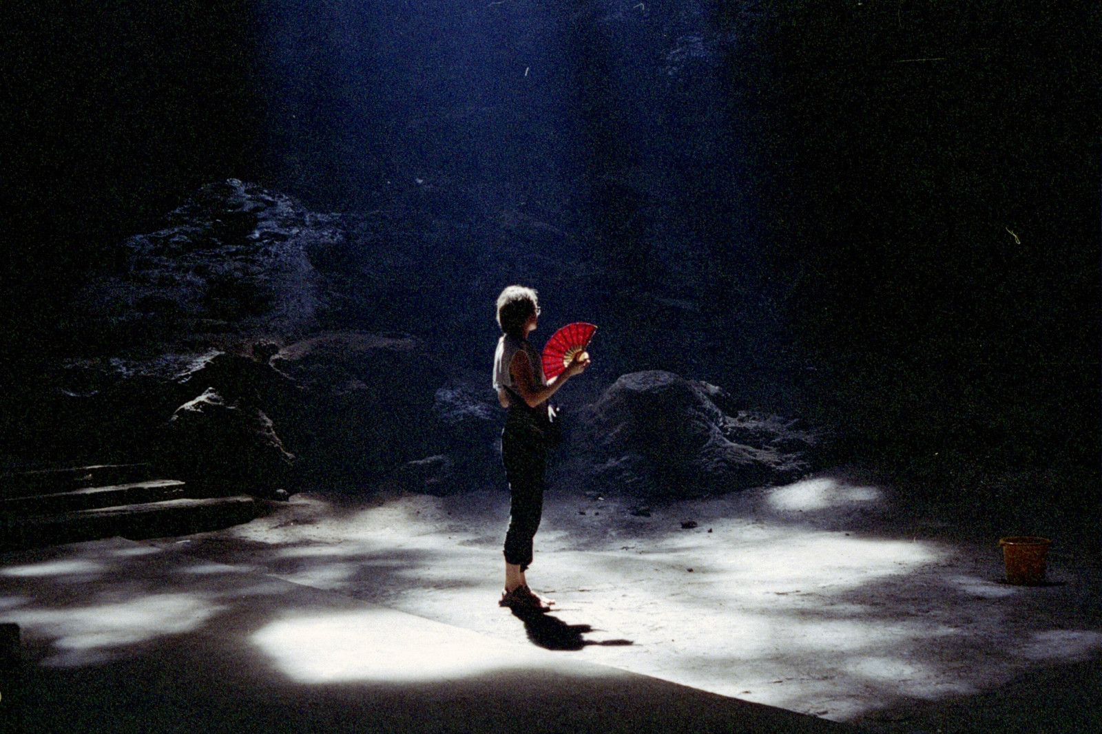 modrý, světlo, podzim, dívka, Skála, analogový, temný, Thajsko, jeskyně, prošlý, fujisuperia400, pentaxsupera, maky, khaoluang, Skřítek, smcpentaxa11750mm