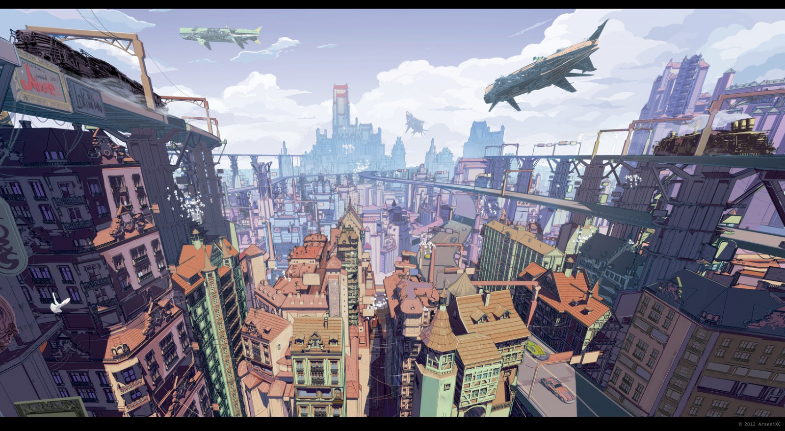 เมือง, cityscape, อะนิเมะ, การถ่ายภาพ, เส้นขอบฟ้า, ตึกระฟ้า, โลก, มหานคร, สถานที่สำคัญ, ภาพหน้าจอ, ปริมณฑล, นิคมอุตสาหกรรมของมนุษย์