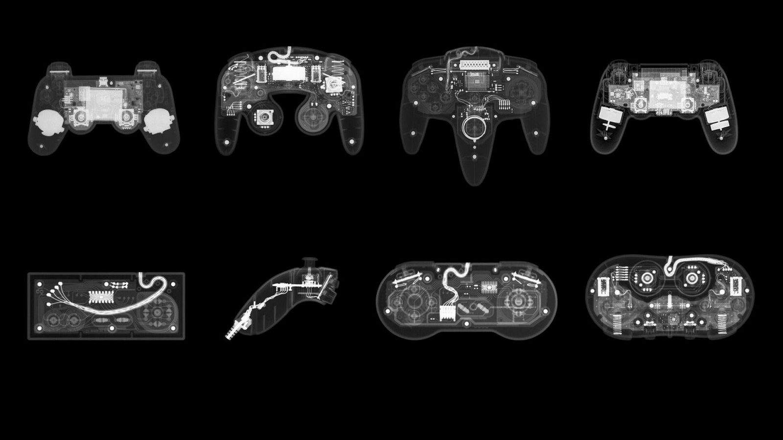 Wallpaper : 1920x1080 px, controllers, schematic, video games, x rays ...