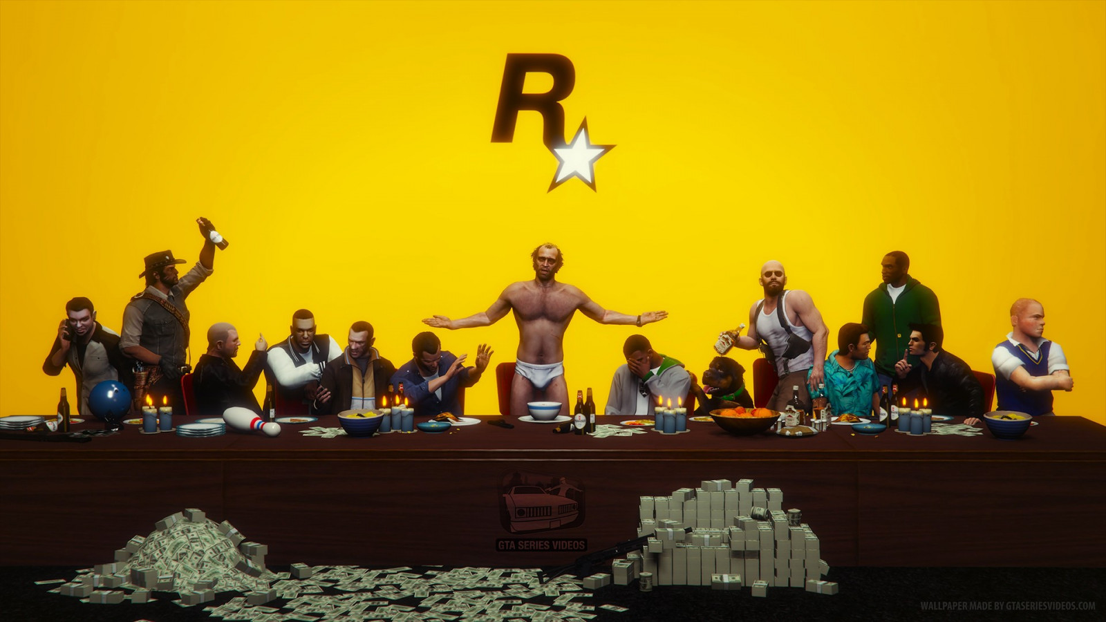Grand Theft Auto V, Toy, Grand Theft Auto Vice City, Rockstar Games, Grand Theft Auto, Red Dead Redemption, Grand Theft Auto San Andreas, Max Payne, Grand Theft Auto IV, Max Payne 3, Grand Theft Auto III, stage, musical theatre