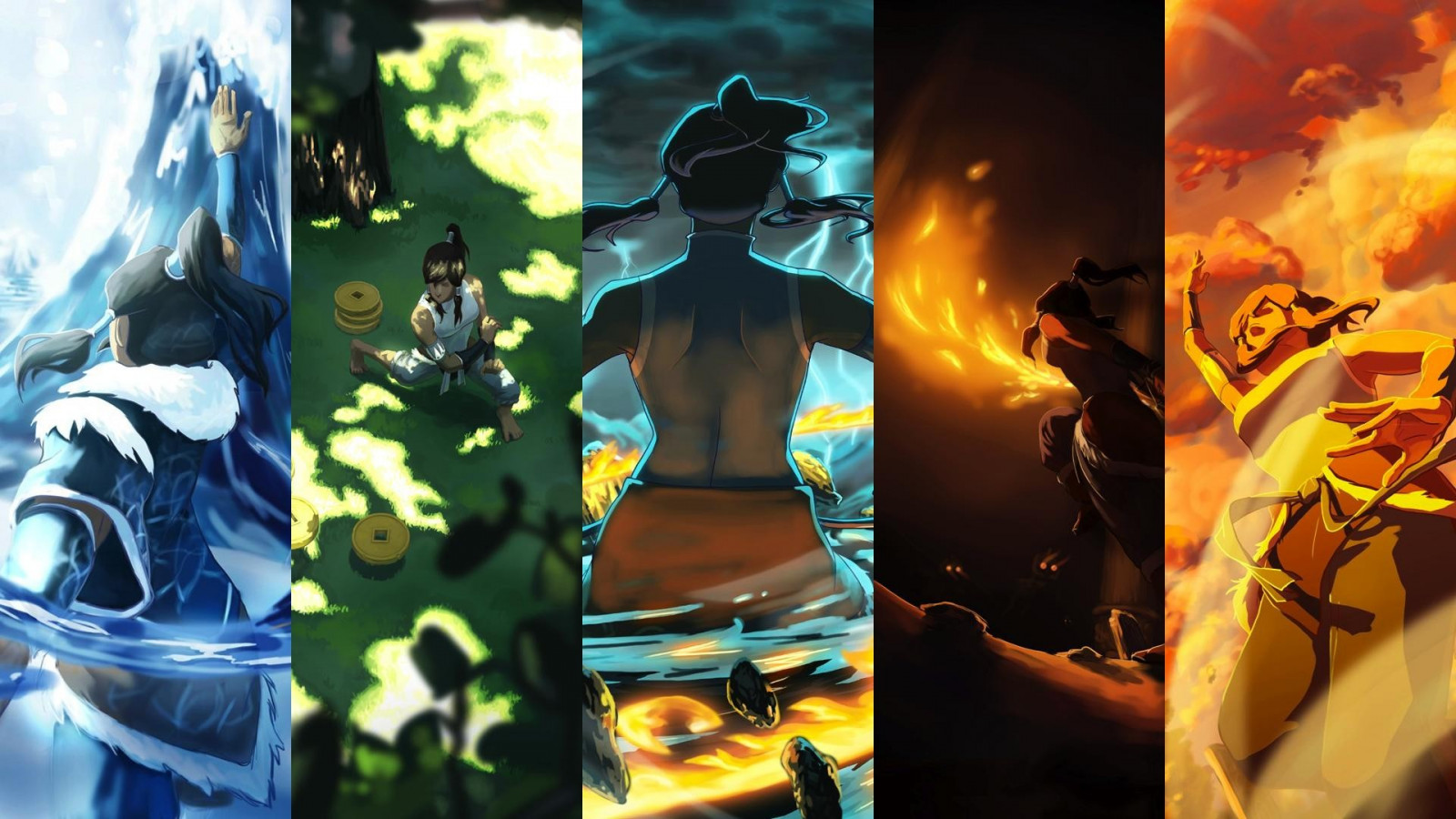 Legenda Korry, Avatar The Last Airbender, mytologie, barva, Snímek obrazovky, počítač tapeta