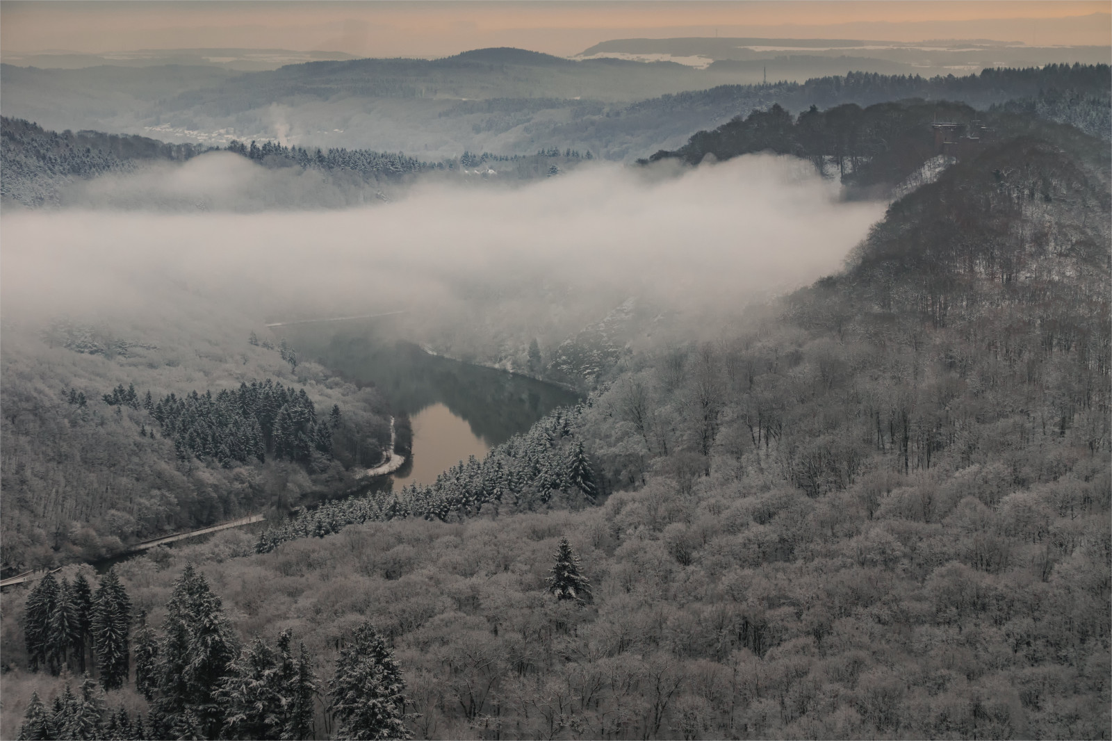Schnee, Fluss, Reimer, zima, saar, mlha, mráz, Norbert, Orscholz, natur, sníh, Mettlach, d mmerung, řeka, cloef, mlha, Nebel, Saarschleife, Příroda, Sársko, deutschland, de, Landschaft, krajina