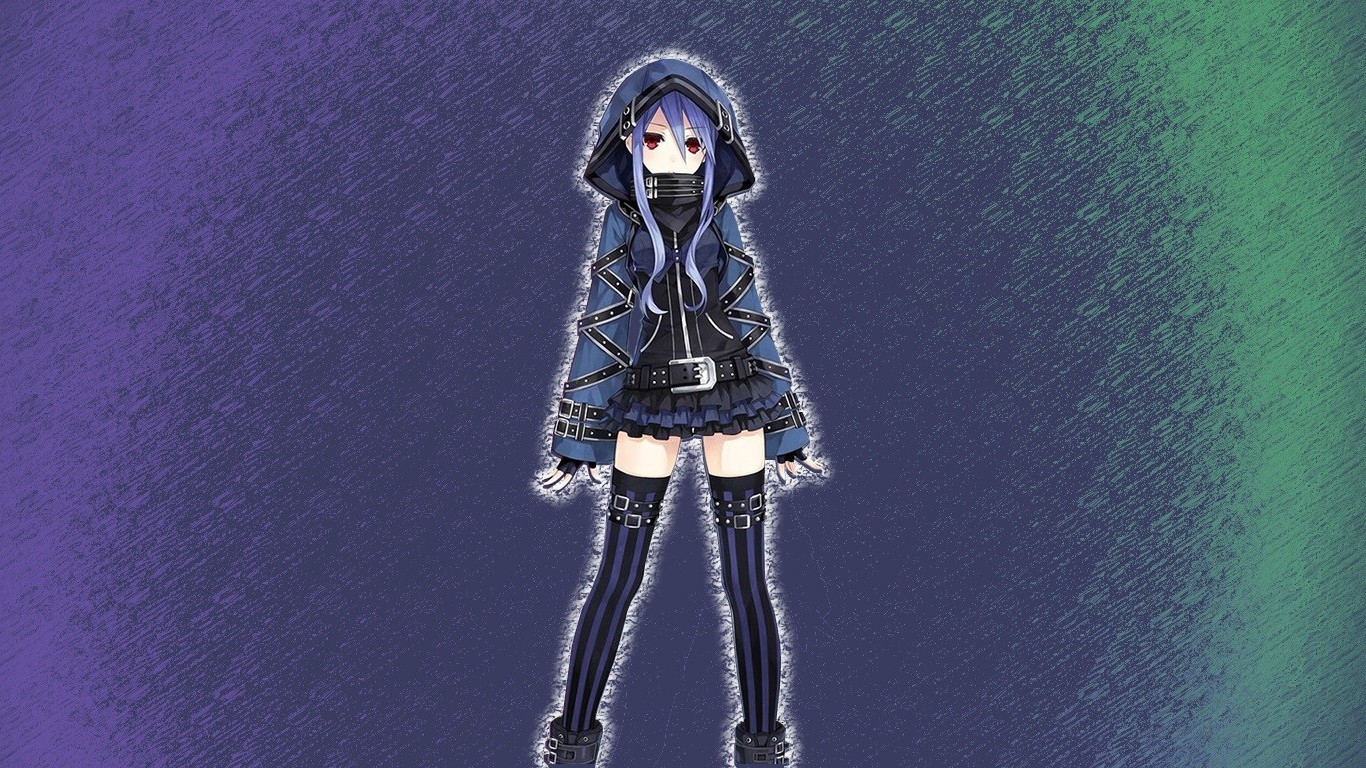 blå, Fairy Fencer F, Ethel, 1366x768 px