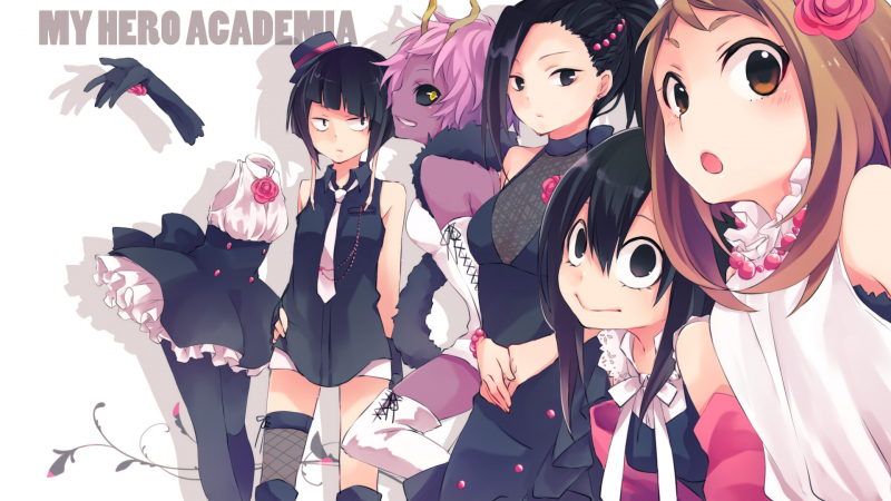 ilustrace, anime, kreslená pohádka, černé vlasy, Boku no Hero Academia, mangaka ilustrace, anime, kreslená pohádka, černé vlasy, Boku no Hero Academia, mangaka