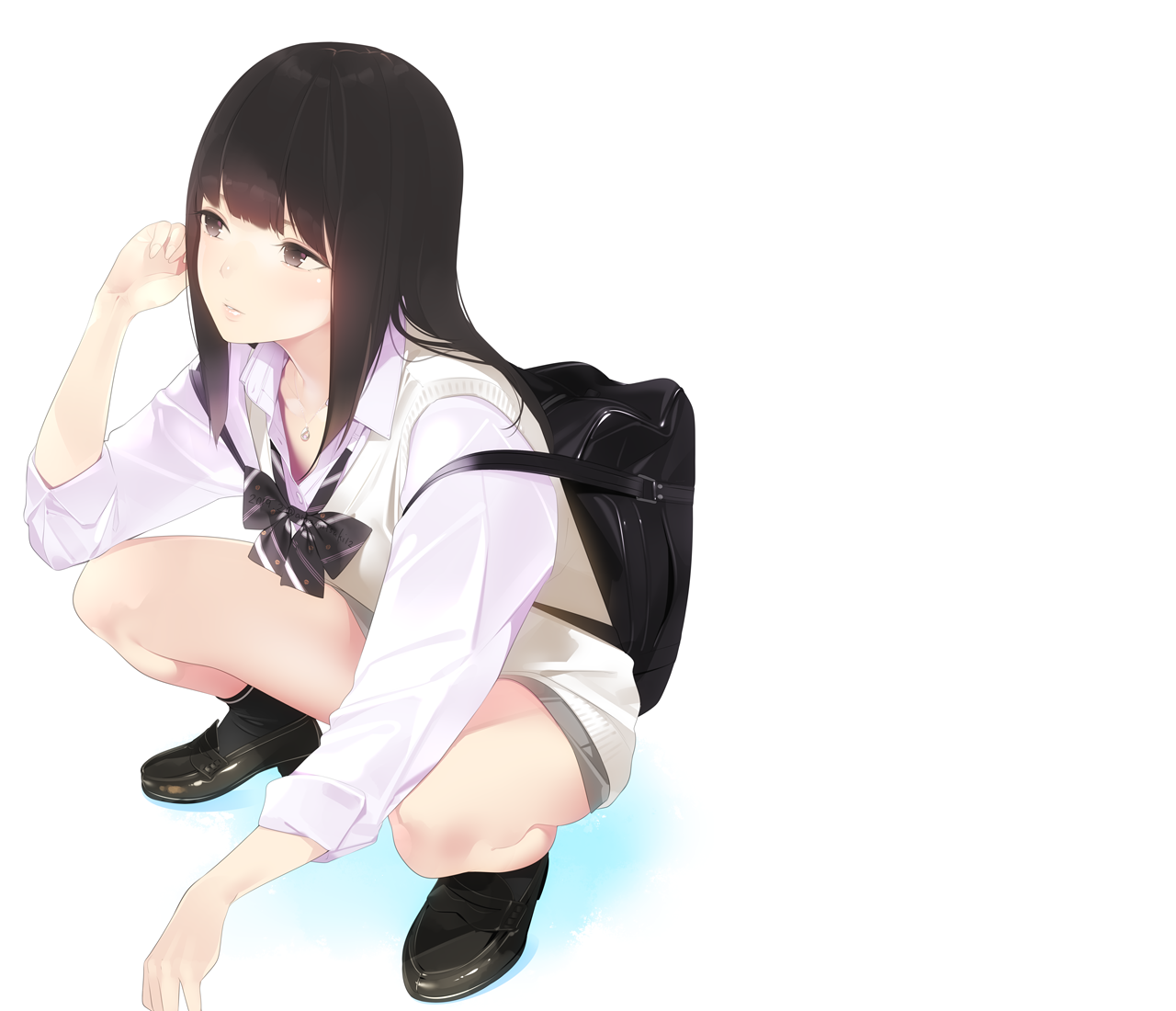 Wallpaper Gadis Anime Latar Belakang Yang Sederhana Karakter Asli Seragam Sekolah Amamitsuki12 1280x1100 Vakos 1569167 Hd Wallpapers Wallhere Cara memasukan gambar menjadi background pada website. wallpaper gadis anime latar belakang