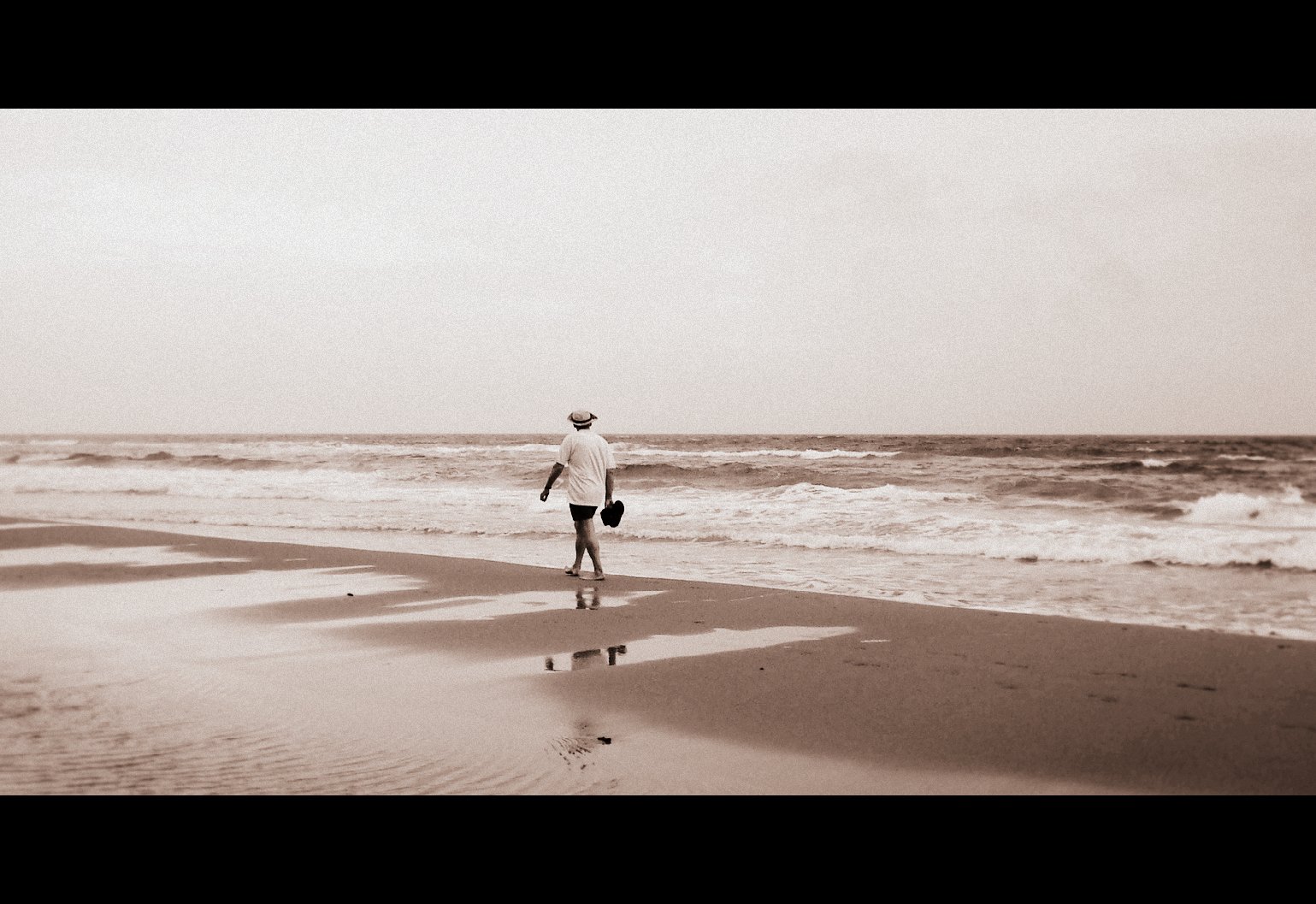 Laura, Stute, Uomo, Solo, Spiaggia, Solitario, Onde, oder ich, Sperlonga, Orizzonte, alleine gehen, Agitato