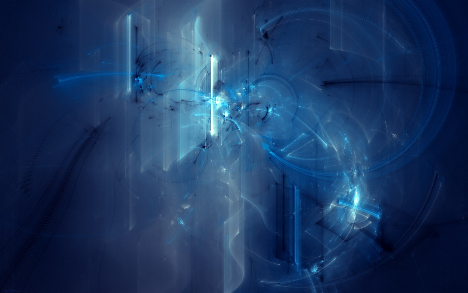 Wallpaper abstract, space, underwater, light, darkness, energy