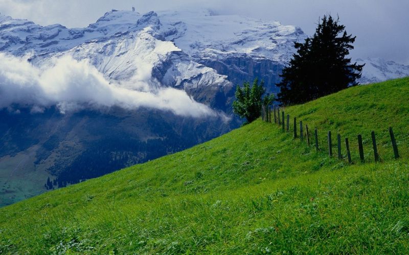 landscape, hill, lake, nature, Earth, valley landscape, hill, lake, nature, Earth, valley
