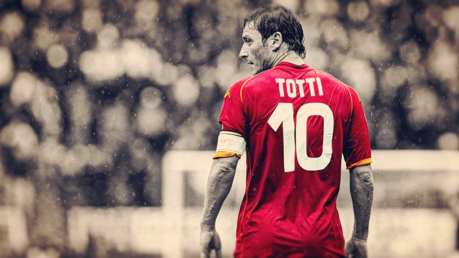 uomini, gli sport, nero, sport, rosso, HDR, calcio, primavera, AS Roma, Francesco Totti, giocatore, calciatore