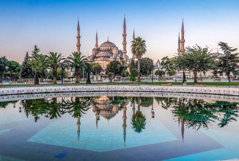 2048x1379 px,architektura,panoráma města,Istanbul,palmy,park