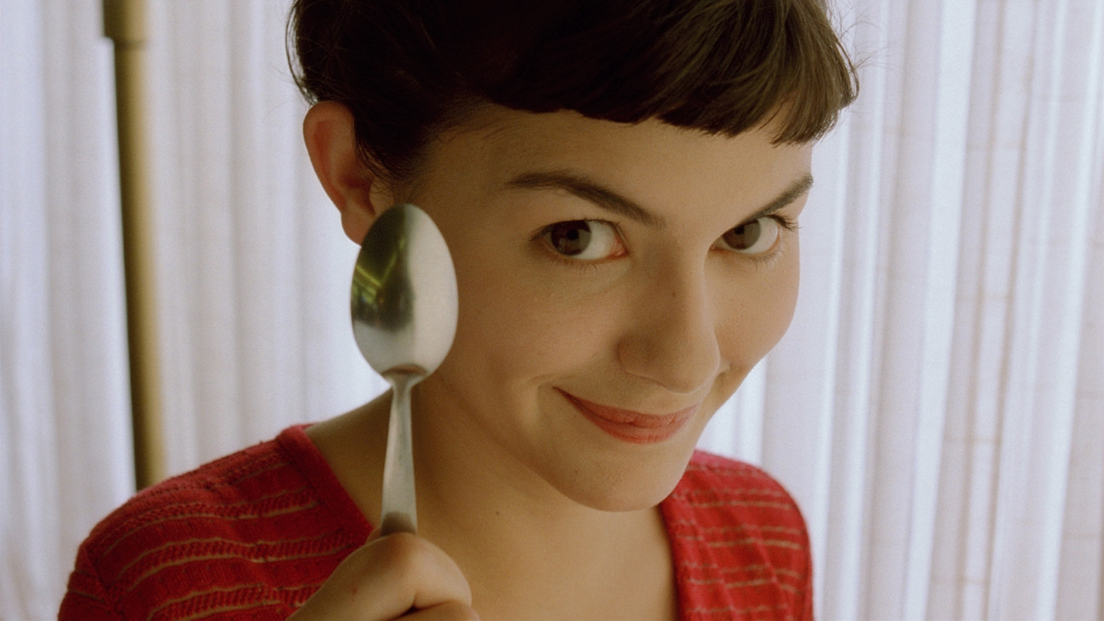 Audrey Tautou, lžíce, filmový plakát, movie scenes