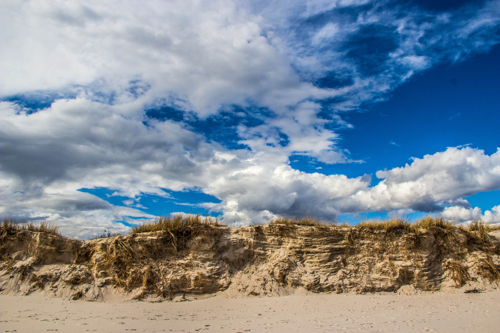 Wallpaper landscape, sea, sand, sky, beach, coast, horizon, dune