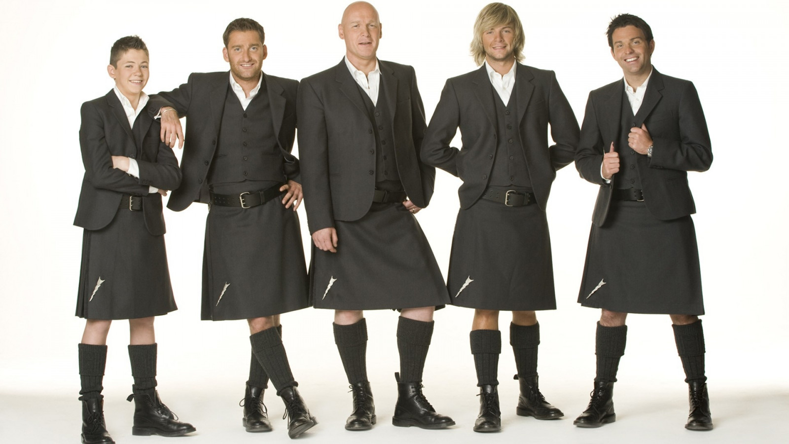 celtic hrom, sukně, usměj se, plešatý, kapela