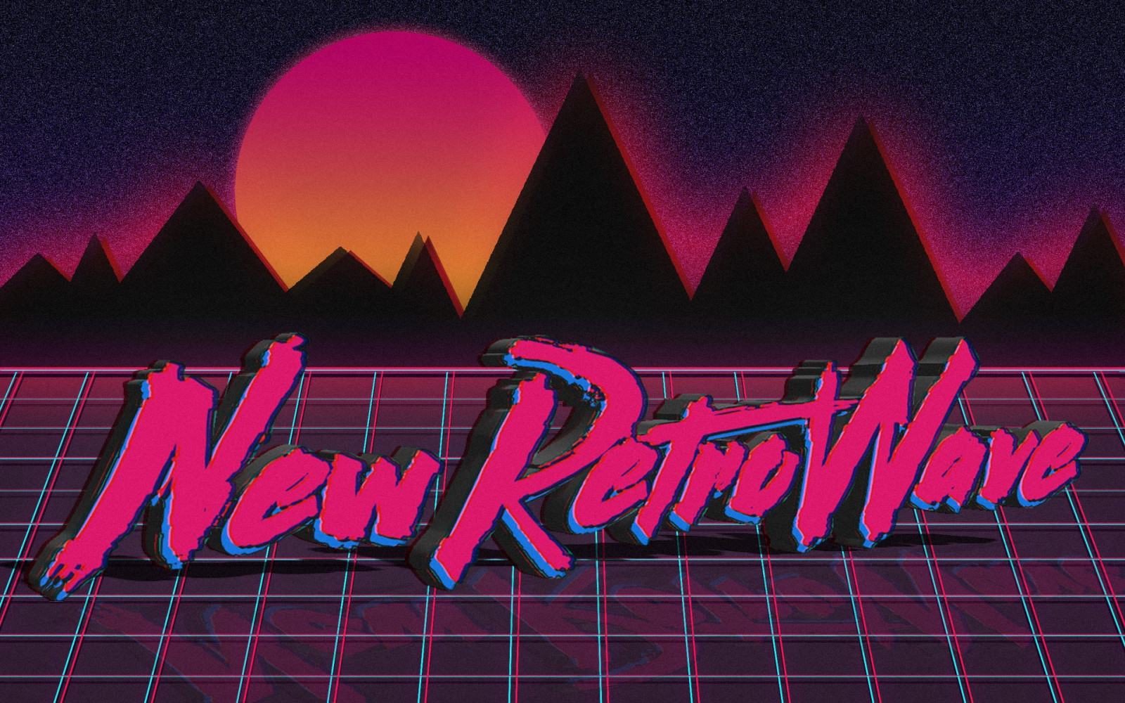 Wallpaper Digital Art Night Neon Space Purple Typography Text 