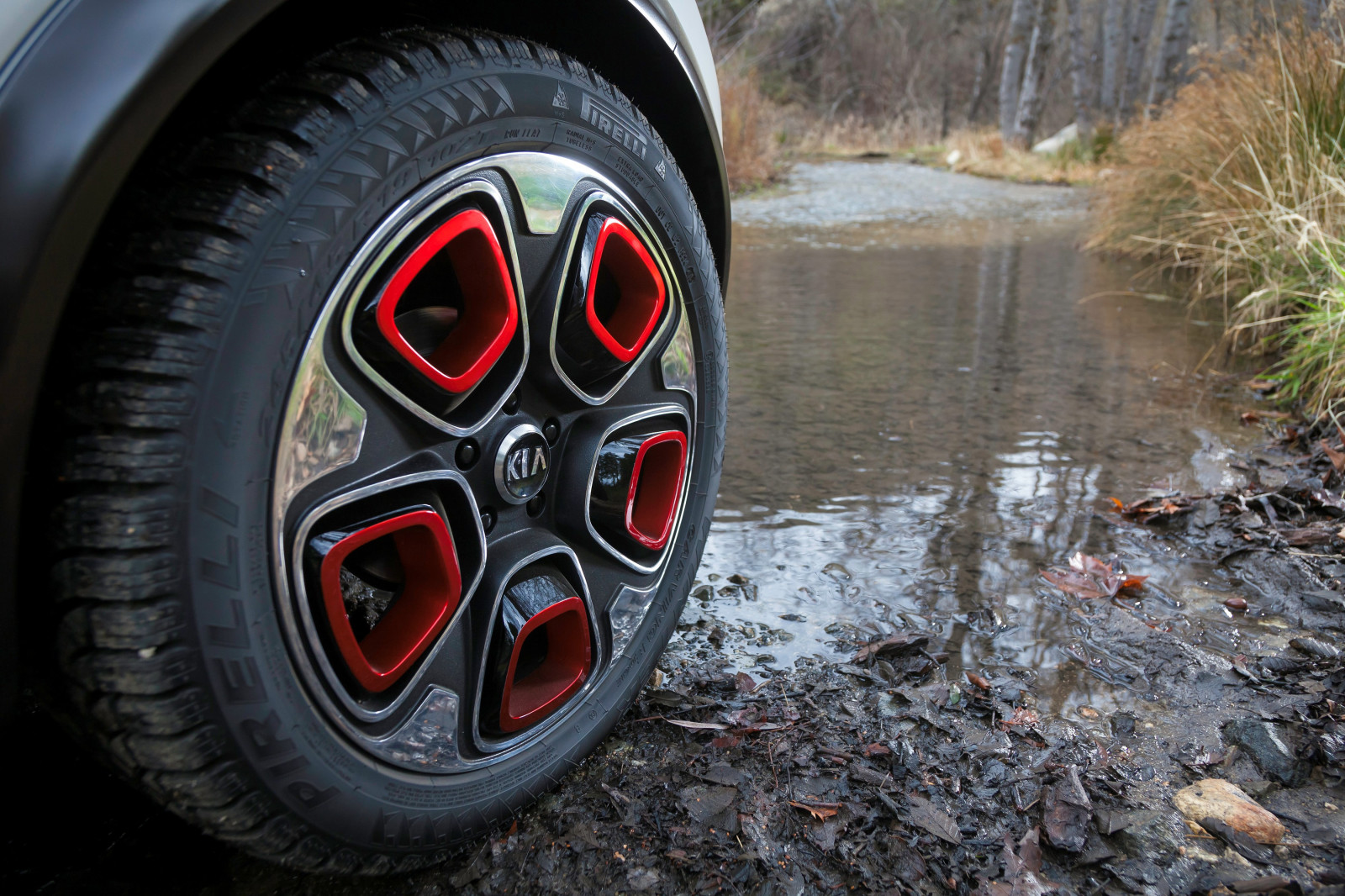 Auto, Fahrzeug, Reifen, Kia, Netcarshow, Netcar, Auto Bilder, Auto Foto, 2016, Trailster-Konzept, Rad, Rand, Automotive außen, Automobil machen, Stoßstange, Autoreifen, Off roading