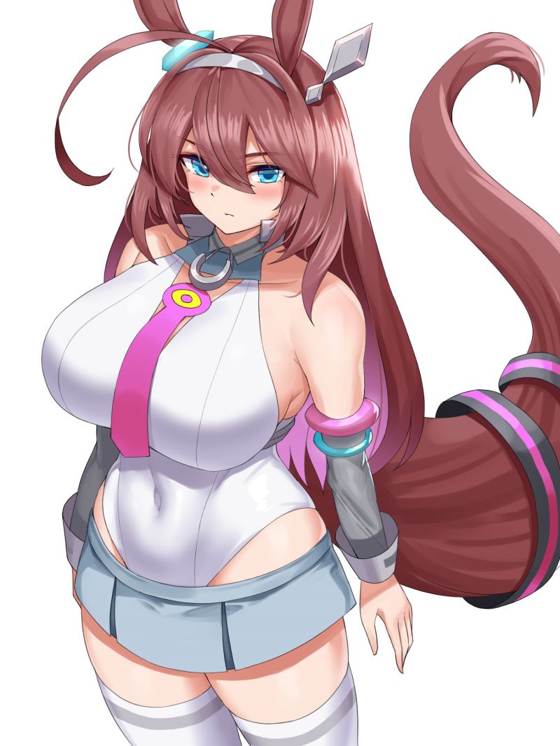 anime,anime jenter,Uma Musume Pretty Derby,horse girls,dyr ører,Mihono Bourbon Uma Musume