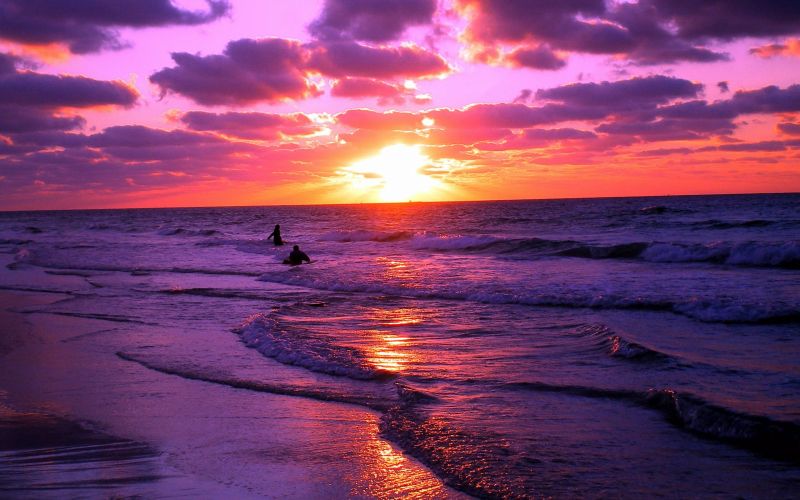 landscape, sunset, sea, water, nature, shore landscape, sunset, sea, water, nature, shore