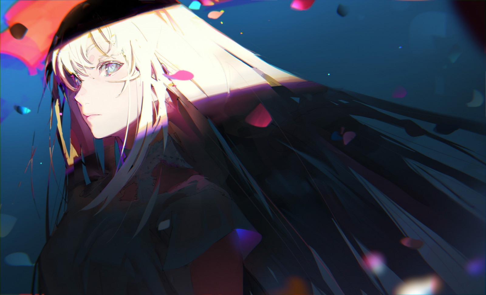 Wallpaper : kap, ungu, gambar kartun, berwarna merah muda, pencahayaan