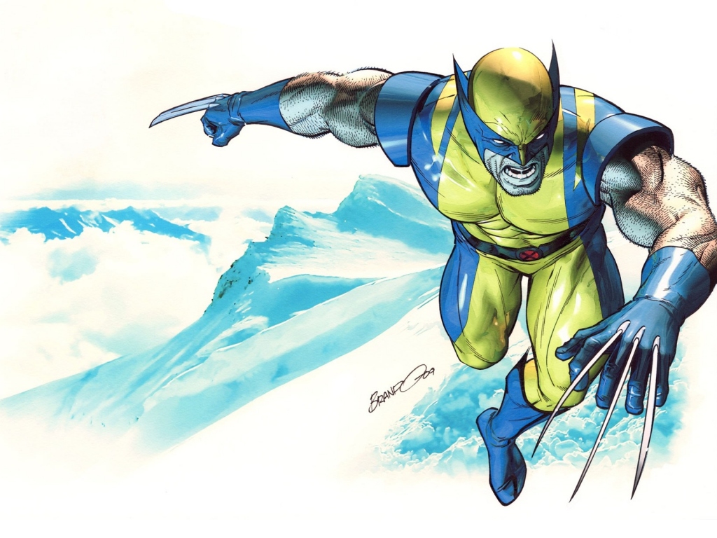 Wallpaper Drawing Illustration Artwork Wolverine