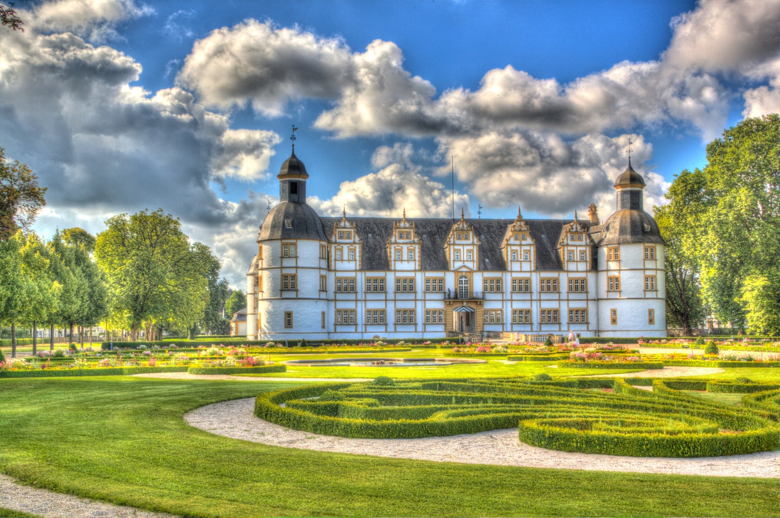 Wallpaper landscape, garden, architecture, nature, building