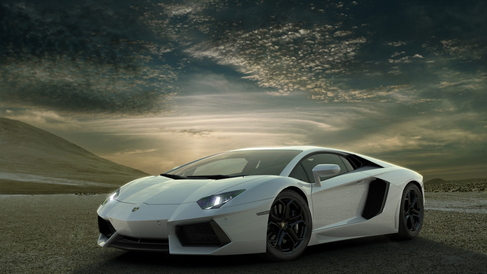 白色, 汽车, 车辆, 云彩, 兰博基尼, 兰博基尼Aventador, 沙漠, 跑车, 表演车, 轮, 超级跑车, 陆地车辆, 汽车设计, 汽车制造, 豪华车