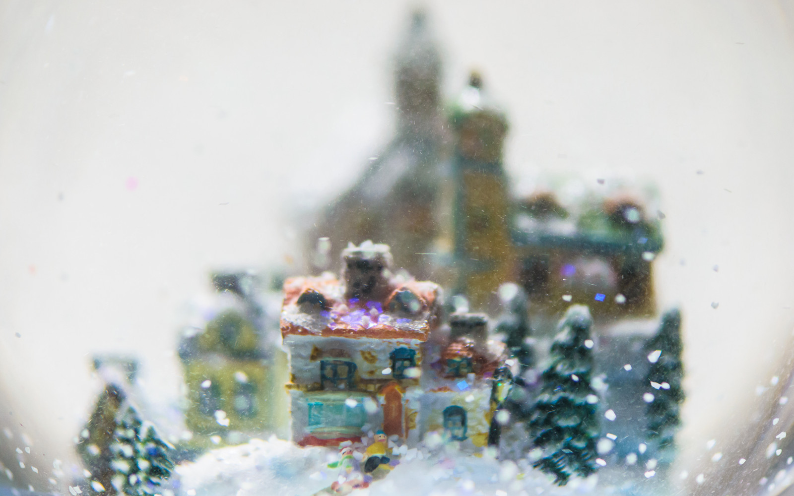 Wallpaper : Christmas, homes, winter, snow, cold, castle, village