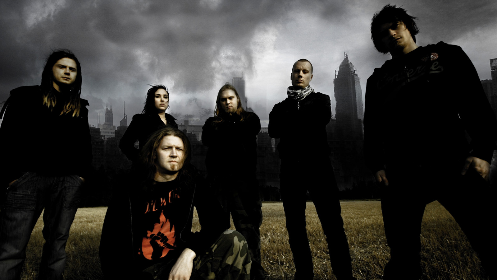 notte, cielo, nuvole, gruppo musicale, dreadlocks, mezzanotte, albero, divertimento, oscurità, folla, sfondo del computer, gruppo sociale, ensemble musicale, fenomeno, Mygrain