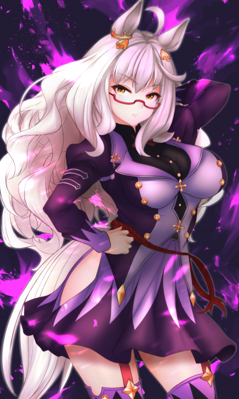 anime, gadis anime, Uma Musume Pretty Derby, Biwa Hayahide Uma Musume, horse girls, telinga hewan anime, gadis anime, Uma Musume Pretty Derby, Biwa Hayahide Uma Musume, horse girls, telinga hewan