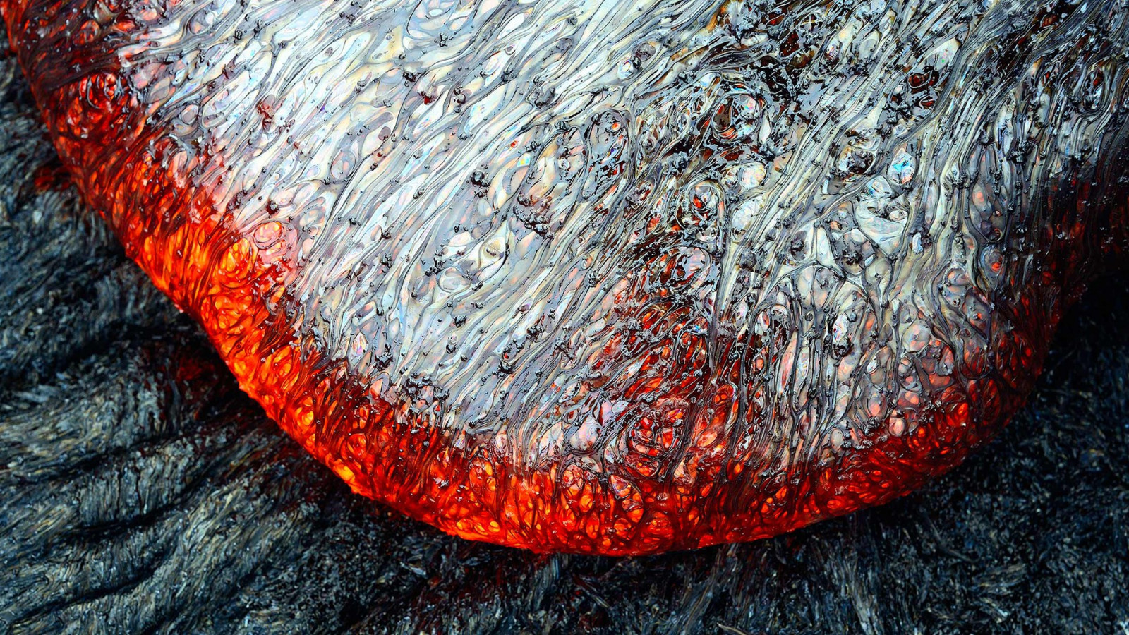 Červené, fotografování, láva, UMĚNÍ, list, geologický fenomén, makro fotografie